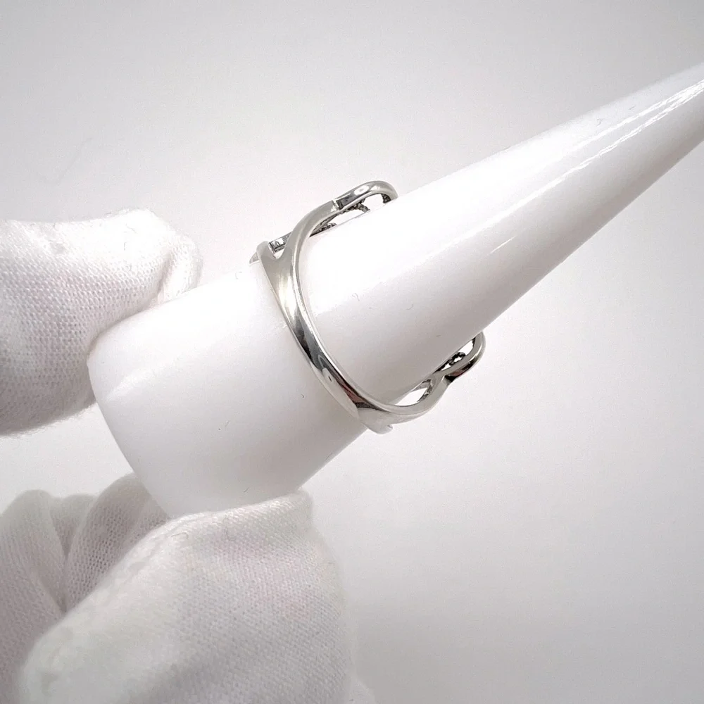 .925 Sterling Silver Filigree Butterfly Ring